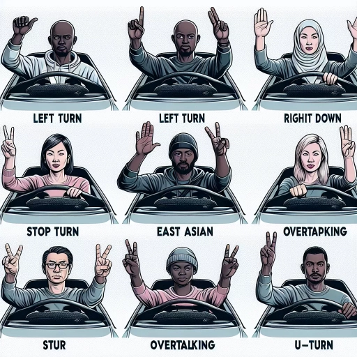 hand signals when driving