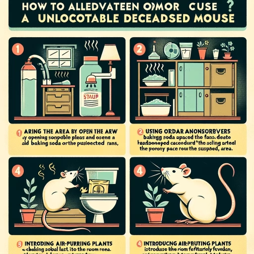 how to get rid of dead mouse smell when you can