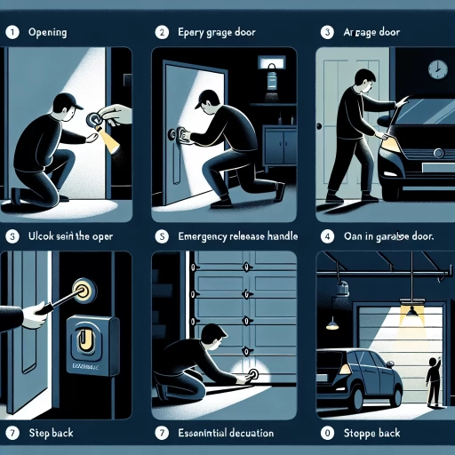 how to open garage door when power is out