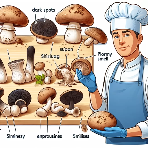 how to tell when mushrooms are bad