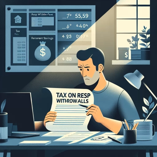 is resp taxable when withdrawn