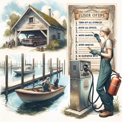 what is important to remember when fueling a boat