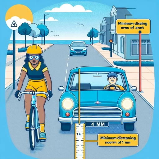 what is the minimum distance you need to maintain when passing a cyclist?