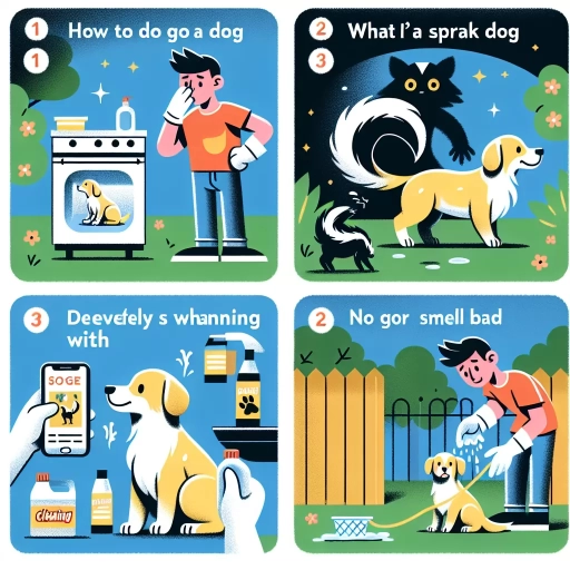 what to do when dog gets sprayed by skunk