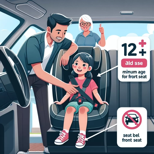 when can a child sit in the front seat