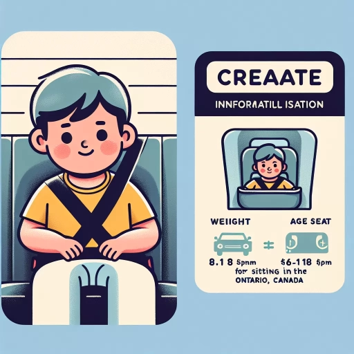 when can child sit in front seat ontario weight