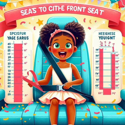 when can kids sit in the front seat