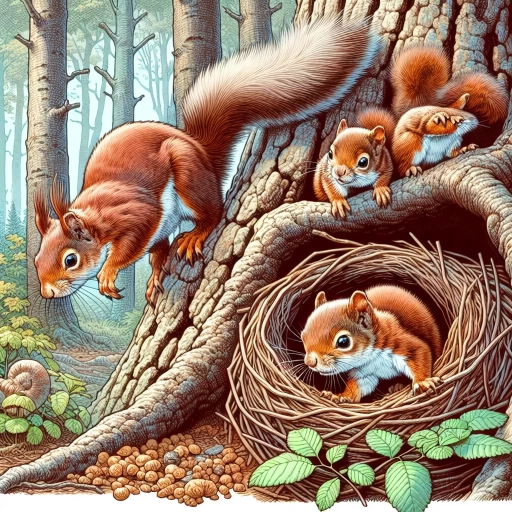 when do baby squirrels leave the nest