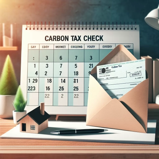 when do carbon tax checks come out