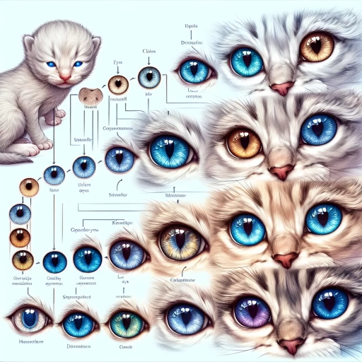 when do kittens eyes change color