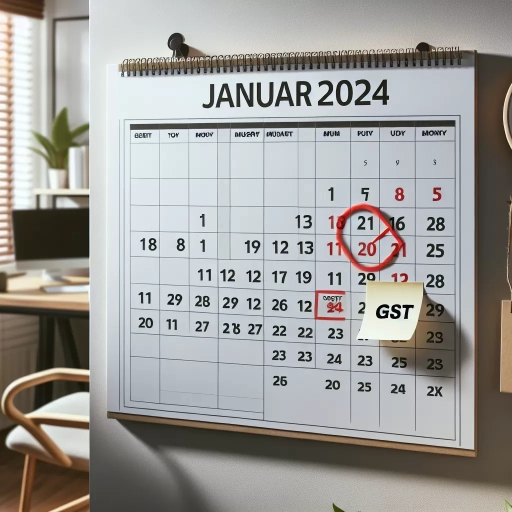 when does gst come out in january 2024