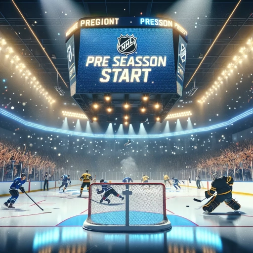 when does the nhl preseason start