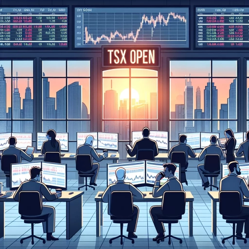 when does the tsx open