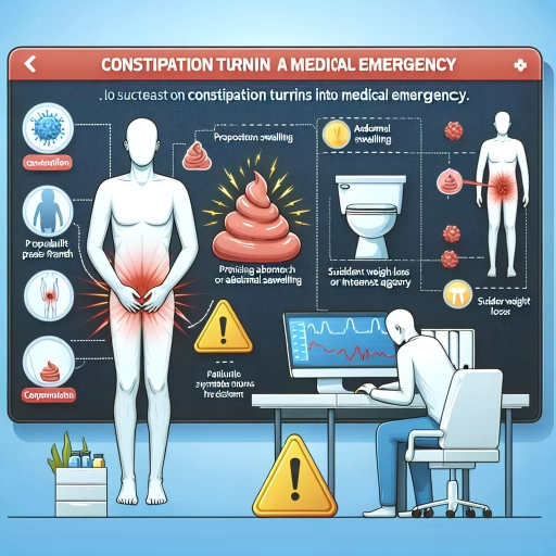 when is constipation an emergency