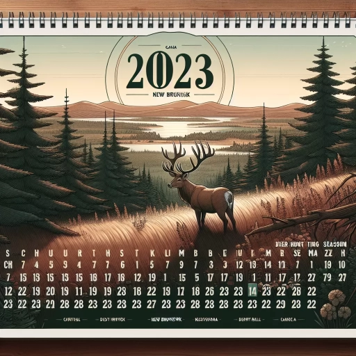 when is deer season in new brunswick 2023 dates