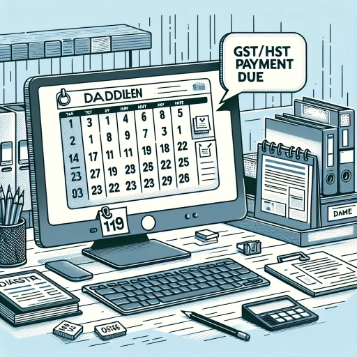 when is gst/hst payment due