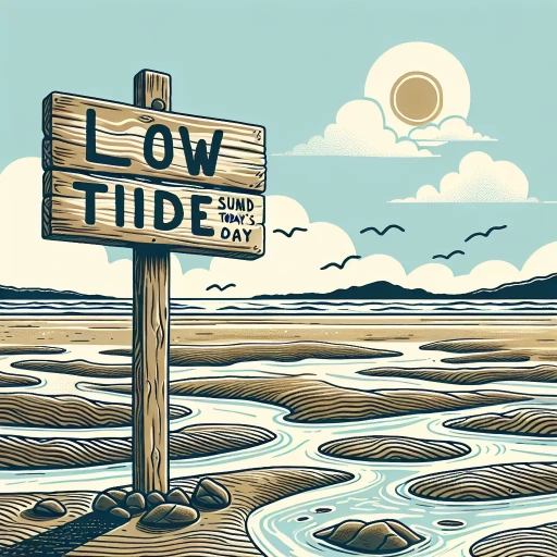 when is low tide today