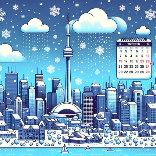 when is snow expected in toronto 2023