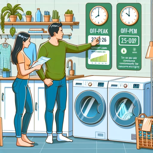 when is the best time to wash clothes to save electricity