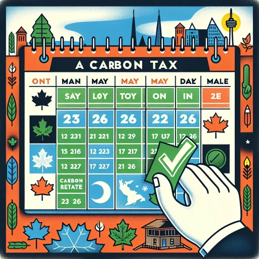 when is the carbon tax rebate paid in ontario