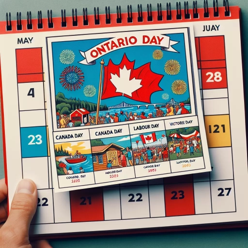 when is the next holiday in ontario