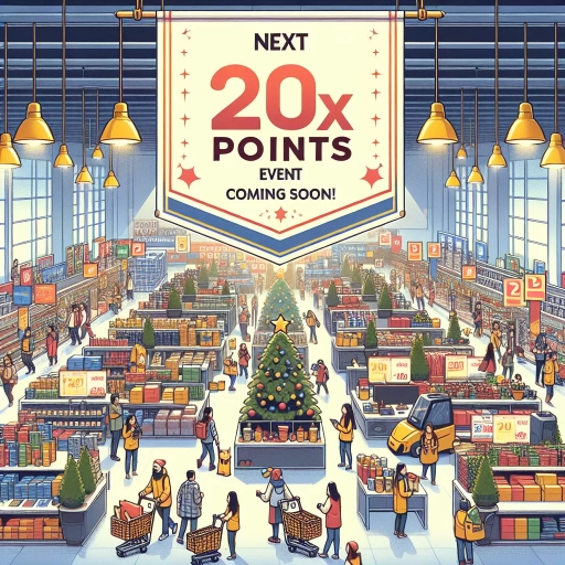 when is the next shoppers 20x points event