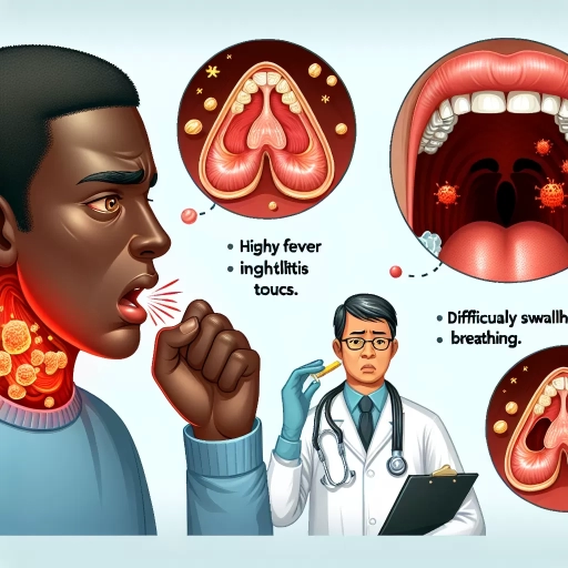 when is tonsillitis an emergency?