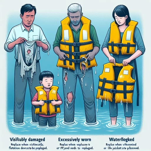 when must a personal flotation device or lifejacket be replaced