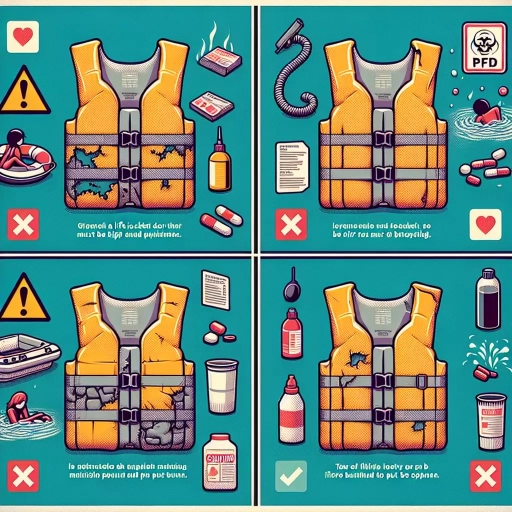 when must a personal flotation device (pfd) or lifejacket be replaced?