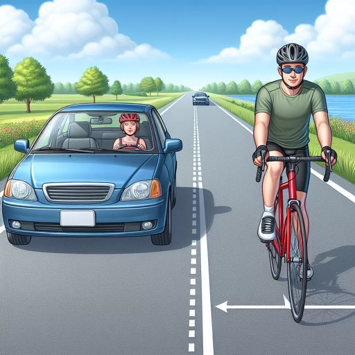 when passing a cyclist, you must leave at least ____ of space between your vehicle and the cyclist.