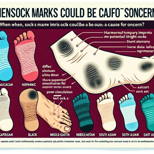 when should i be worried about sock marks