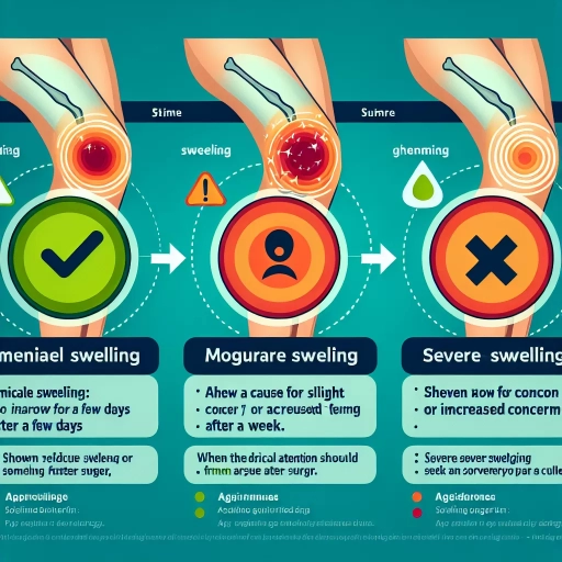 when should i worry about swelling after surgery