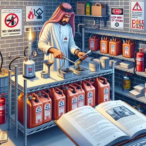 when storing gasoline what precautions do you need to follow