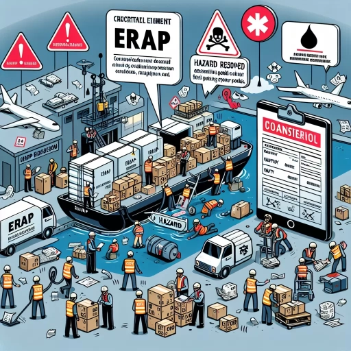 when the dangerous goods have an erap, the shipping document should contain: