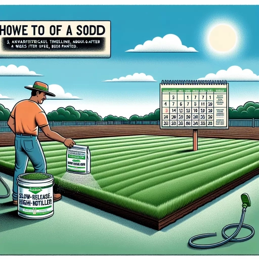 when to fertilize new sod