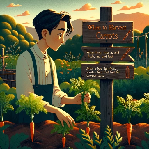 when to harvest carrots