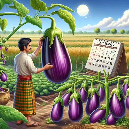 when to harvest eggplant