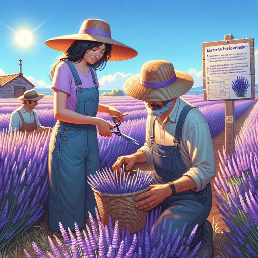 when to harvest lavender