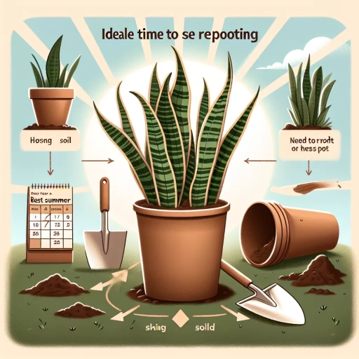 when to repot snake plant