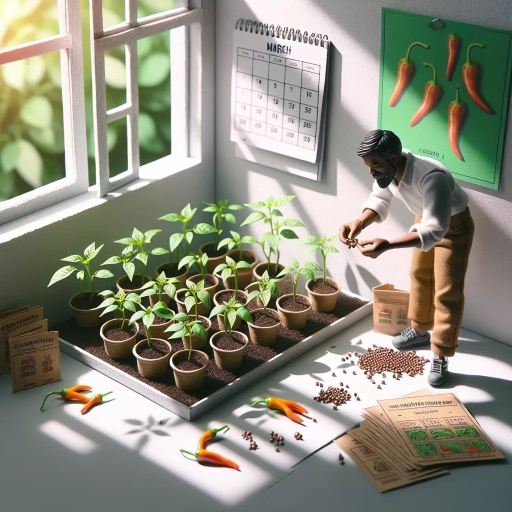 when to start pepper seeds indoors