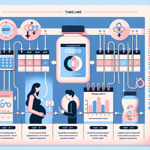 when to stop taking coq10 for fertility