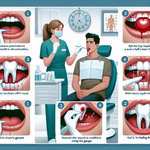 when to stop using gauze after wisdom tooth extraction