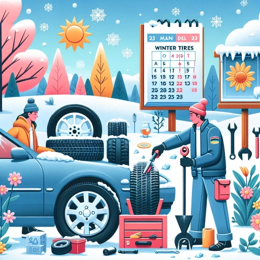 when to take off winter tires