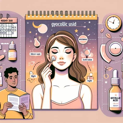 when to use glycolic acid