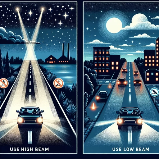 when to use high beams