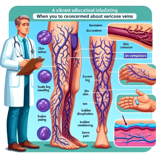 when to worry about varicose veins