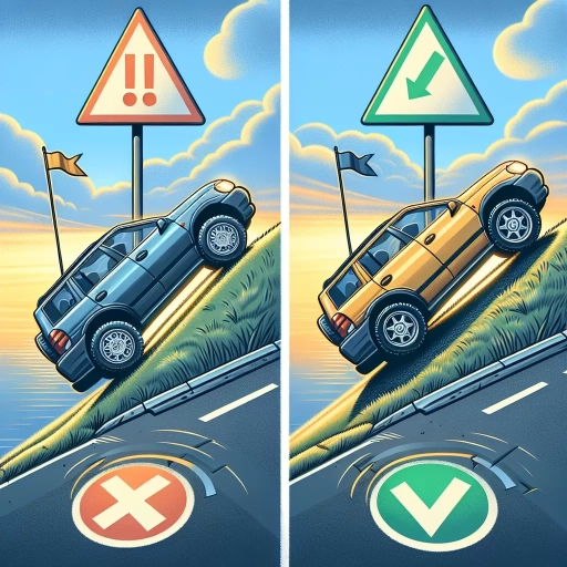 which way do you turn your wheels when parking uphill