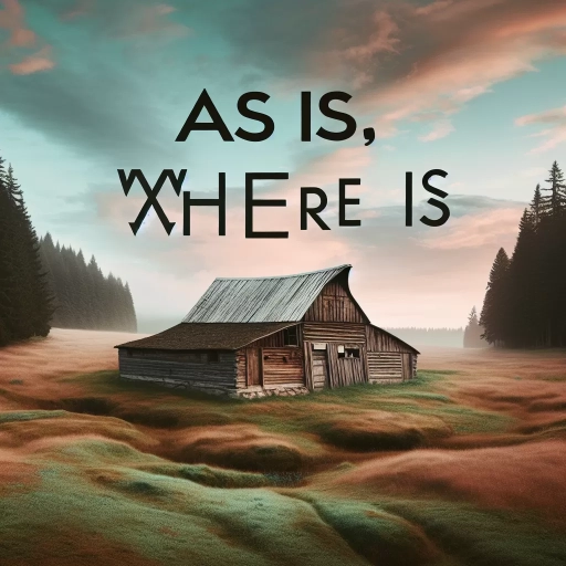 as is where is