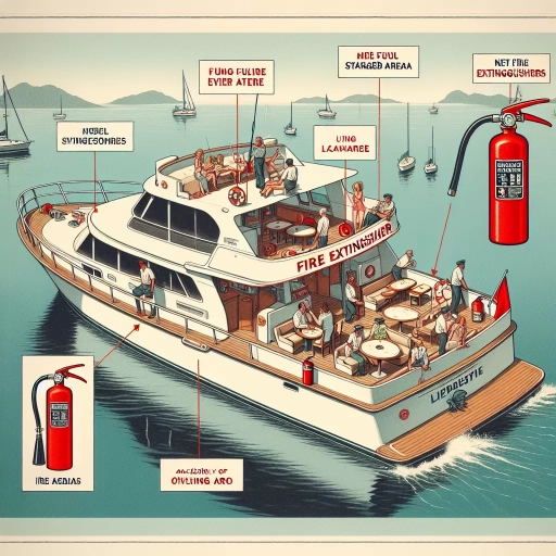 if required where must a fire extinguisher be located on a pleasure craft