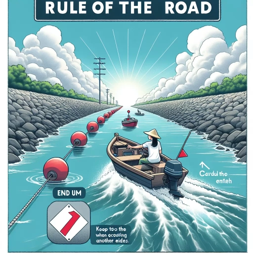 when in a narrow channel where should you navigate